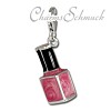 Charm Nagellack rosa in 925 Sterling Silber Charms Anhänger für Armbänder - Silber Dream Charms - FC652