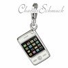 Charm Smartphone Handy in 925 Sterling Silber Charms Anhänger für Armbänder - Silber Dream Charms - FC659