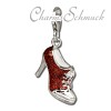 Charm Schuh Stiefelette in 925 Sterling Silber Armband Anhänger - Silber Dream Charms - FC664
