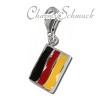 Charm Flagge Deutschland Charms Anhänger für Armbänder - Silber Dream Charms - FC702