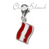 Charm Flagge Österreich Charms Anhänger für Armbänder - Silber Dream Charms - FC704