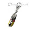 Charm Fußballschuh Charms Anhänger für Armbänder - Silber Dream Charms - FC707