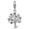 Charm Lebensbaum bunt in 925 Sterling Silber Silber Charms Anhänger für Armbänder - Silber Dream Charms - FC722F