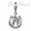 Charm Hufeisen in 925 Sterling Silber Silber Charms Anhänger für Armbänder - Silber Dream Charms - FC726I