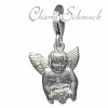 Charm Engel mit Herz in 925 Sterling Silber Charms Anhänger für Armbänder - Silber Dream Charms - FC734W