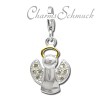 Charm Engel vergoldet in 925 Sterling Silber Charms Anhänger für Armbänder - Silber Dream Charms - FC813Y