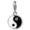 Charm Yin Yang in 925 Sterling Silber Charms Anhänger für Armbänder - Silber Dream Charms - FC840S