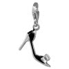 Charm Damenschuh High Heel in 925 Sterling Silber Charms Anhänger für Armbänder - Silber Dream Charms - FC854S