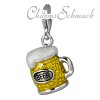 Charm Bierkrug in 925 Sterling Silber Charms Anhänger für Armbänder - Silber Dream Charms - FC860Y