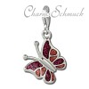 Charm Schmetterling in 925 Sterling Silber Armband Anhänger - Silber Dream Charms - FC875P