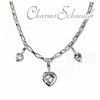 Charm Collier Herz Anhänger Halskette - Silber Dream Charms - FCA017