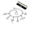 Charms Set in 925 Sterling Silber Armband und Charms Anhänger - Silber Dream Charms - FCA078
