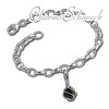 Charms Kugel Silber Charms Anhänger für Armbänder Set - Silber Dream Charms - FCA102