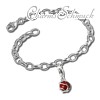 Charms Kugel Silber Charms Anhänger für Armbänder Set - Silber Dream Charms - FCA107