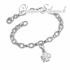 Charm Kleeblatt Silber Charms Anhänger für Armbänder Set - Silber Dream Charms - FCA112