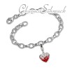 Charm Herz Zirkonias Armband Set - Silber Dream Charms - FCA117