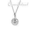 Charm Muster Kugel Set mit Halskette in 925 Sterling Silber - Silber Dream Charms - FCA121