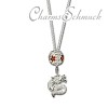 Charms Halskette Drache mit Charm mit Halskette und Beads - Silber Dream Charms - FCA129