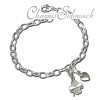 Charm Set Glück in 925 Sterling Silber Silber Charms Anhänger für Armbänder - Silber Dream Charms - FCA302