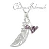 Halsketten Set Schmetterling + Charms Anhänger in 925 Sterling Silber - Silber Dream Charms - FCA313