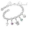 Armband Fashion Charm Set Versuchung in 925 Sterling Silber Anhänger - Silber Dream Charms - FCA331