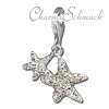 Glitzerschmuck Charm Seesterne Aurora Zirkonias - Silber Dream Charms - GSC102