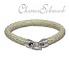 Leder Armband Margerita 6mm mit in 925 Sterling Silber Verschluss - Silber Dream Charms - LS2662