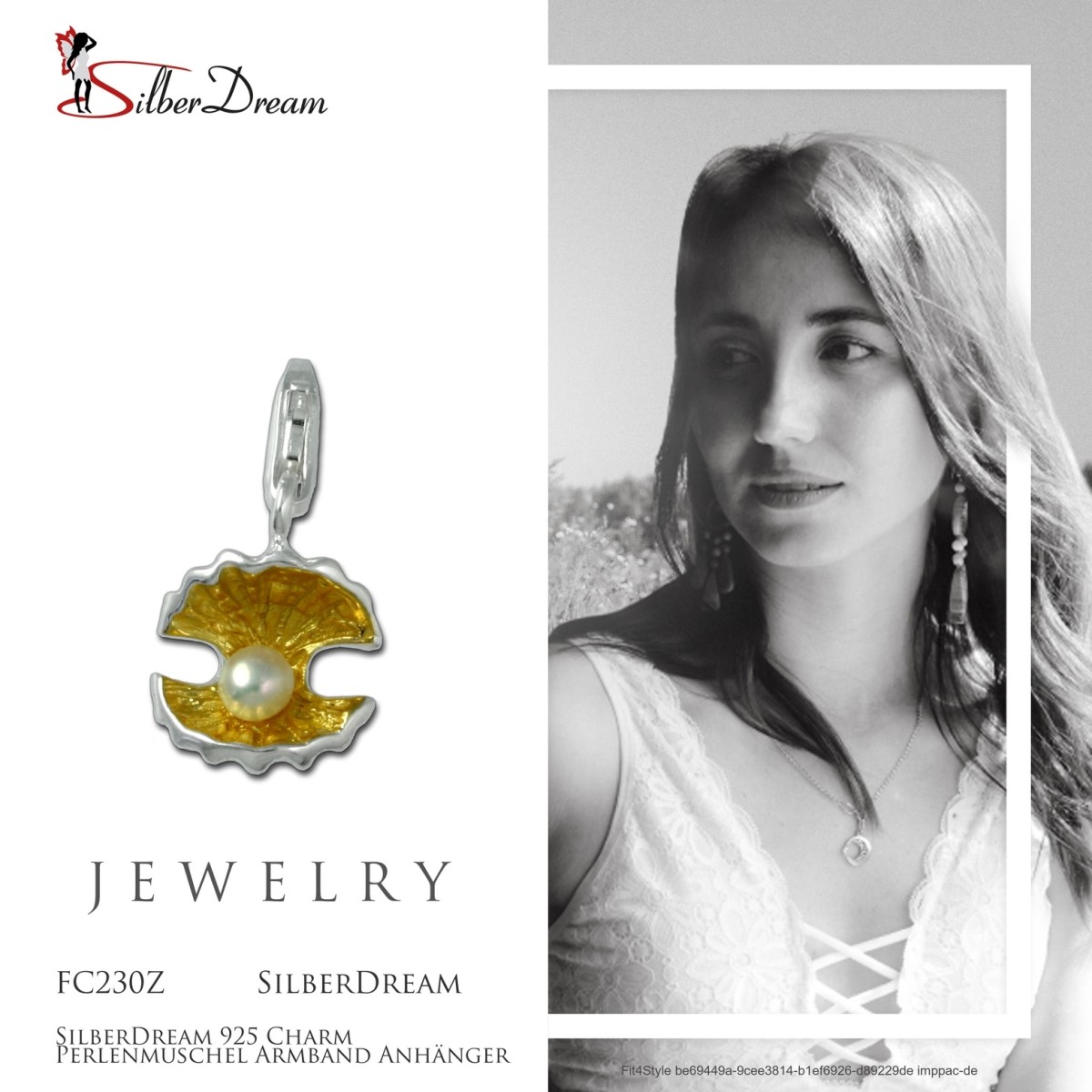 Andante-Stones Ciondolo Cuore Mom In Argento 925 - Charm Per Bracciali Pandora E Collane, Regalo Mamma