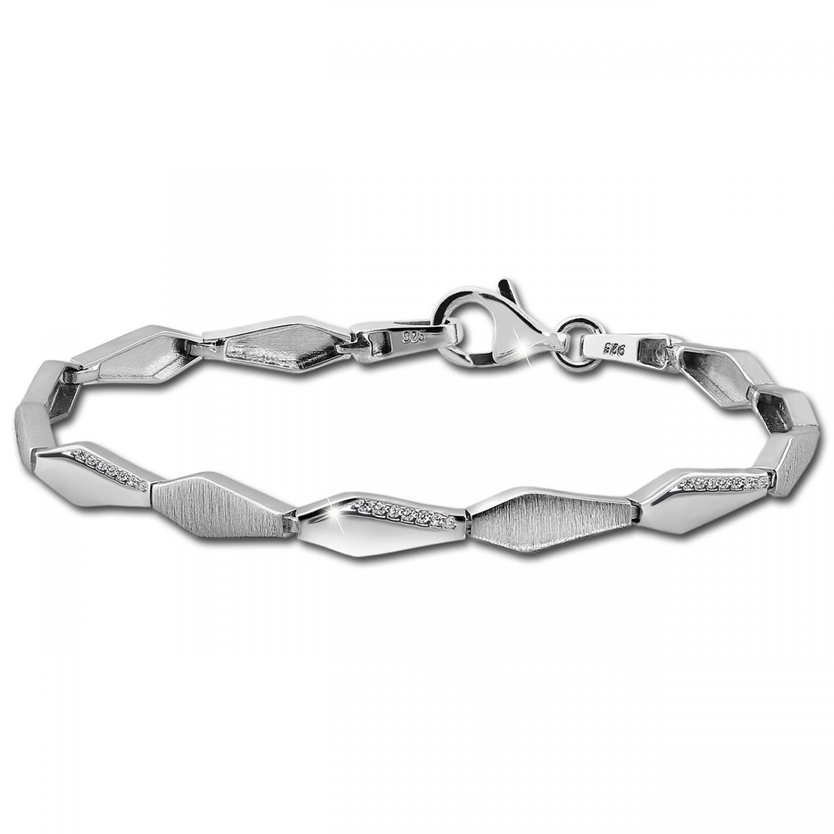 Zirkonia SDA468W 19cm Silber SilberDream Fantasie Silberarmband 925er Armband