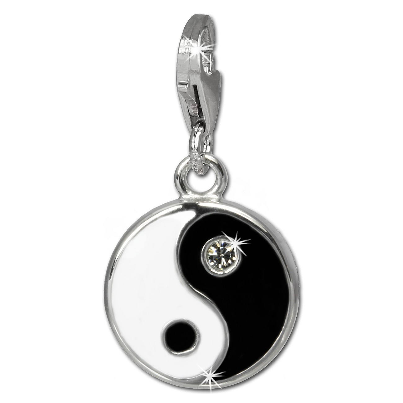 SilberDream Charm YinYang 925er Armband Anhänger FC840S