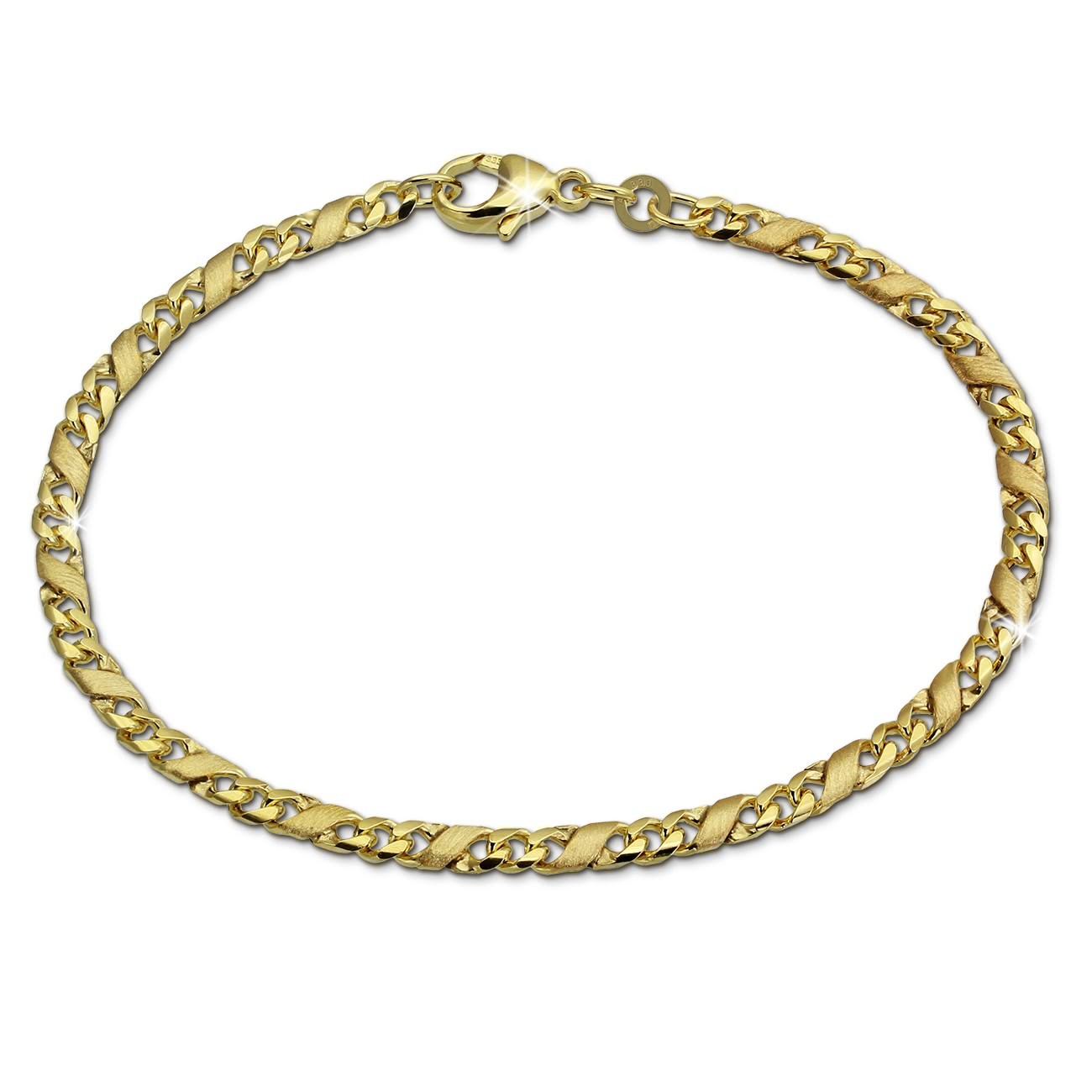 GoldDream Armband Dollar-Kette 333 Gelbgold Damen 18,5cm GDA0458Y