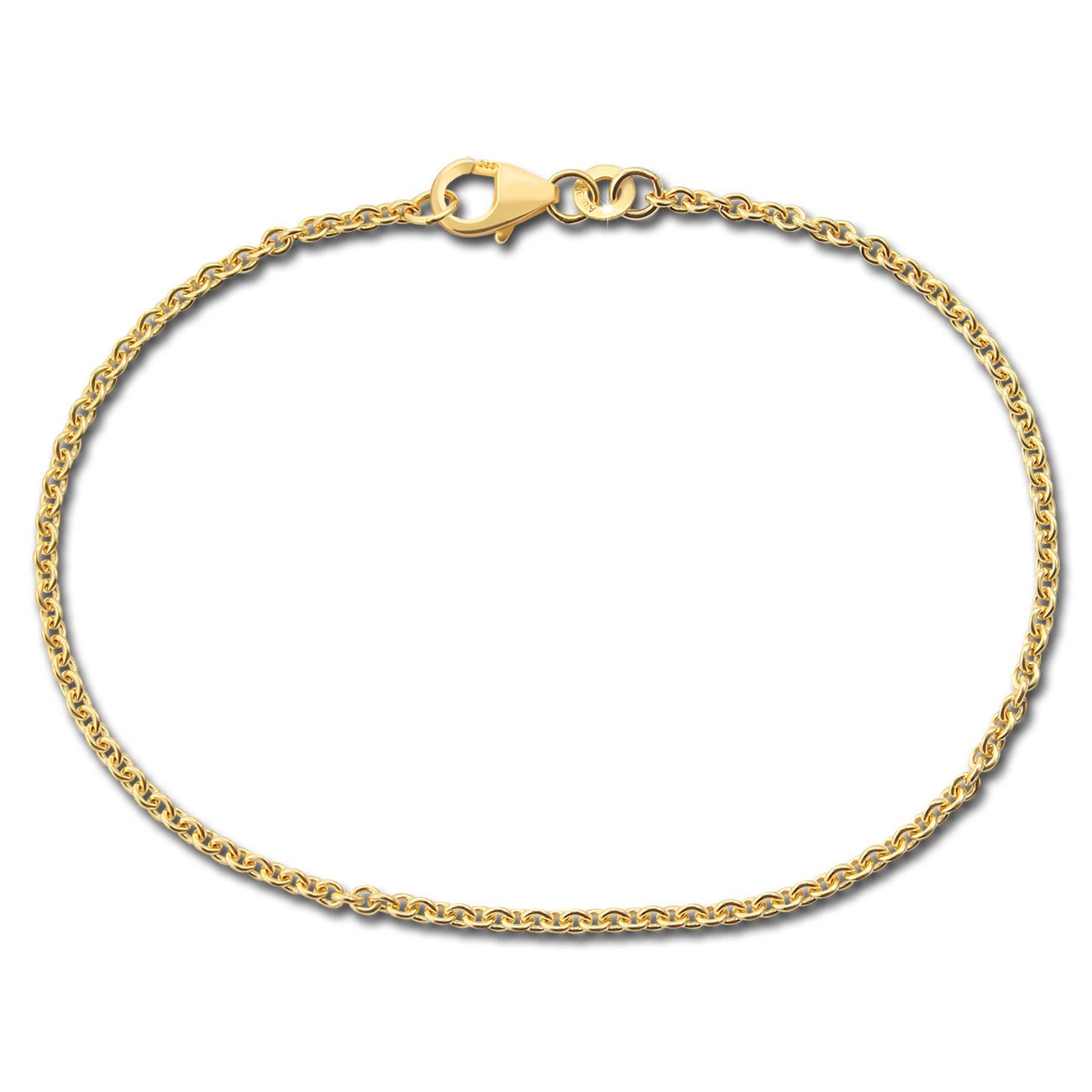 GoldDream Damen Armband 17cm Gelbgold 8 Karat GDAB00617Y
