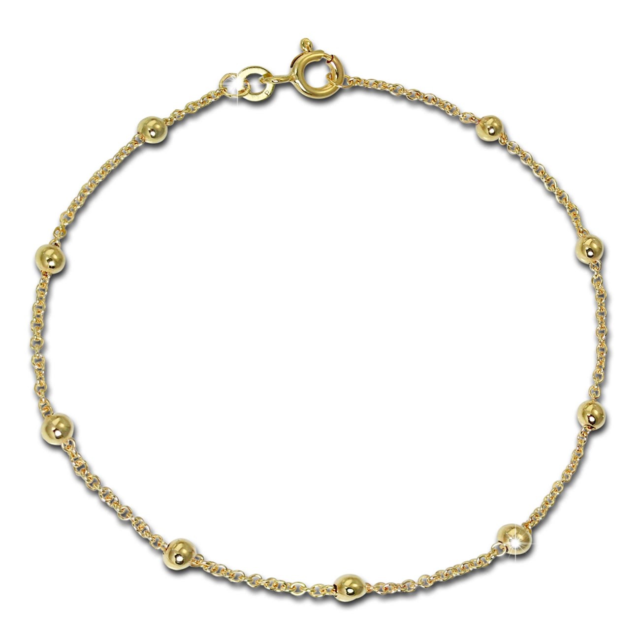 GoldDream Damen Armband 21cm Gelbgold 8 Karat GDAB00921Y