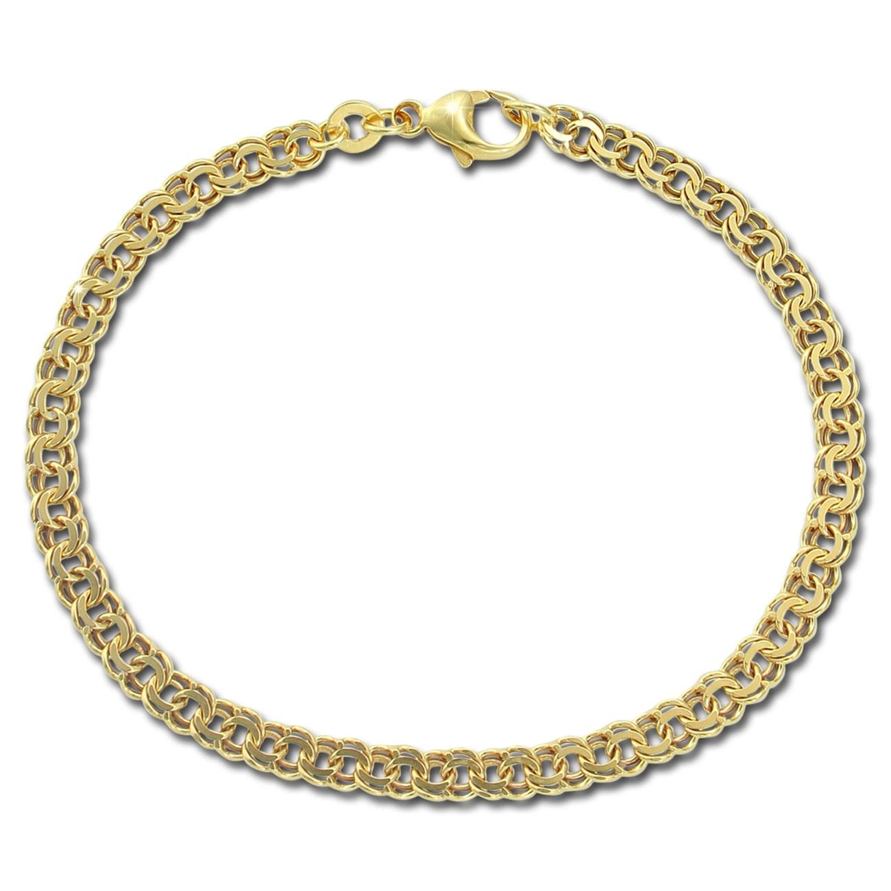 GoldDream Damen Armband 19,5cm Gelbgold 8 Karat GDAB01119Y