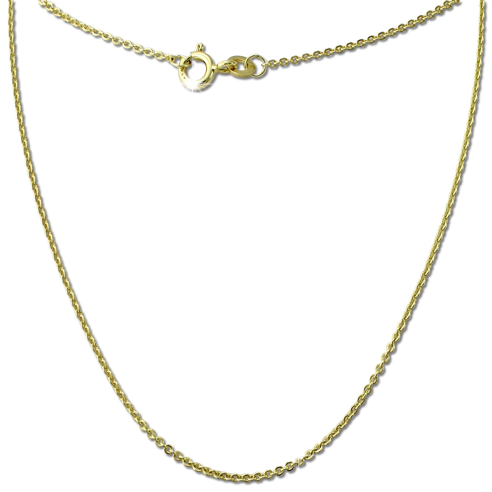 GoldDream Damen Colliers Halskette 40cm Gelbgold 8 Karat GDKB00040Y