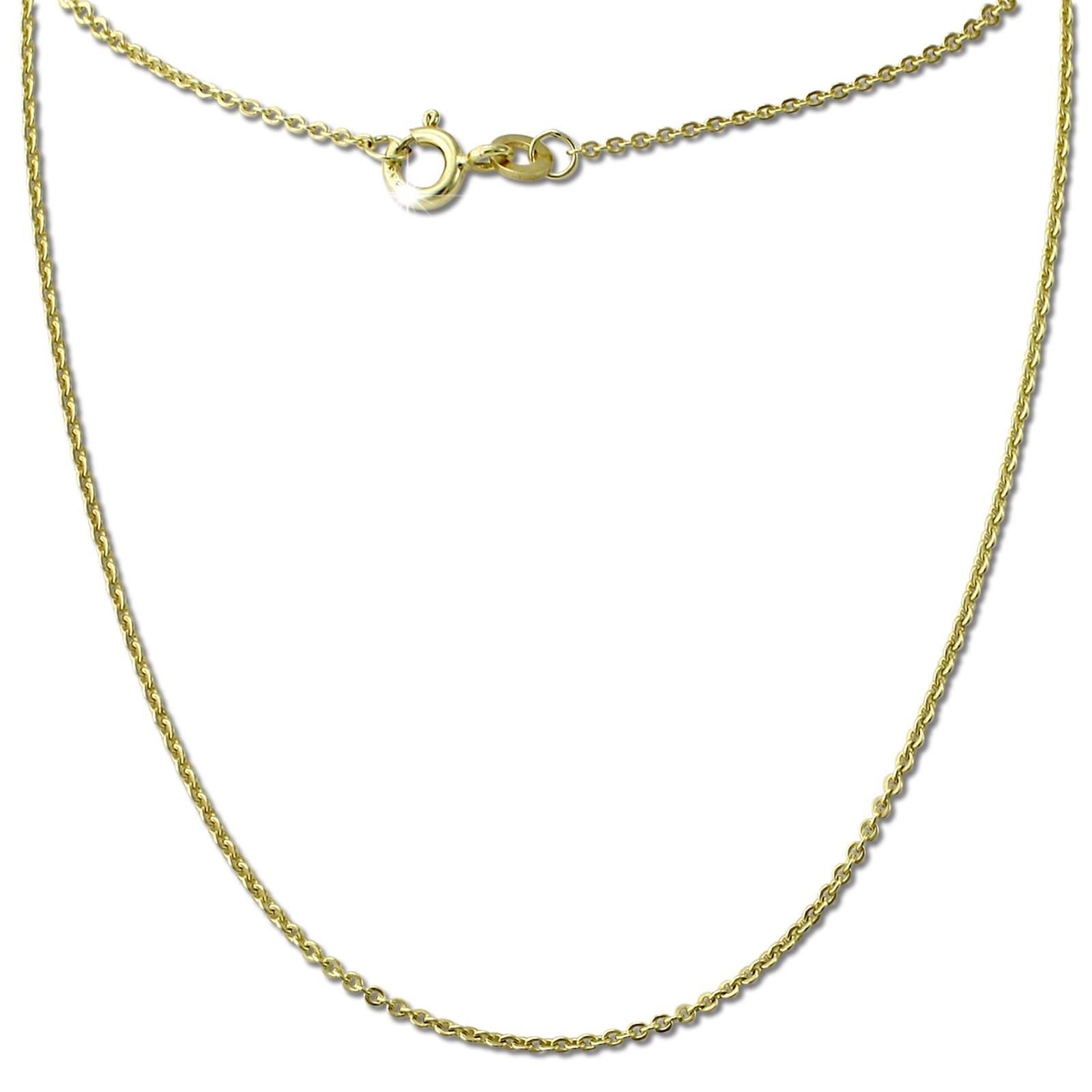 GoldDream Damen Colliers Halskette 45cm Gelbgold 8 Karat GDKB00045Y