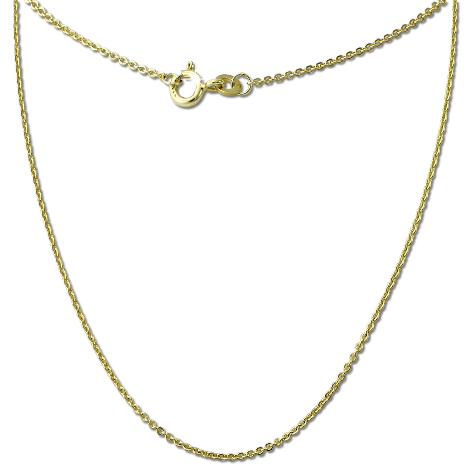 GoldDream Damen Colliers Halskette 50cm Gelbgold 8 Karat GDKB00050Y