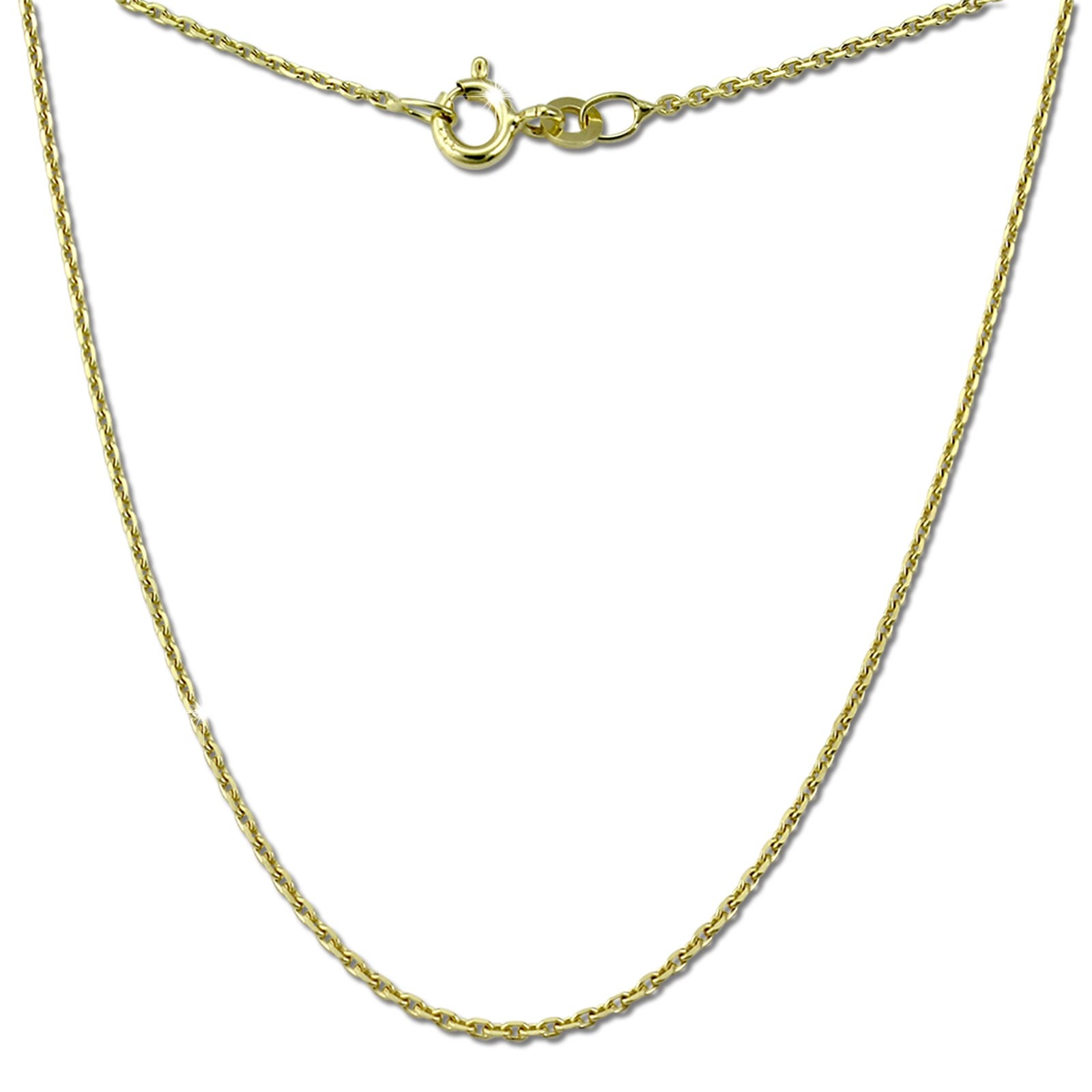 GoldDream Damen Colliers Halskette 38cm Gelbgold 8 Karat GDKB00138Y