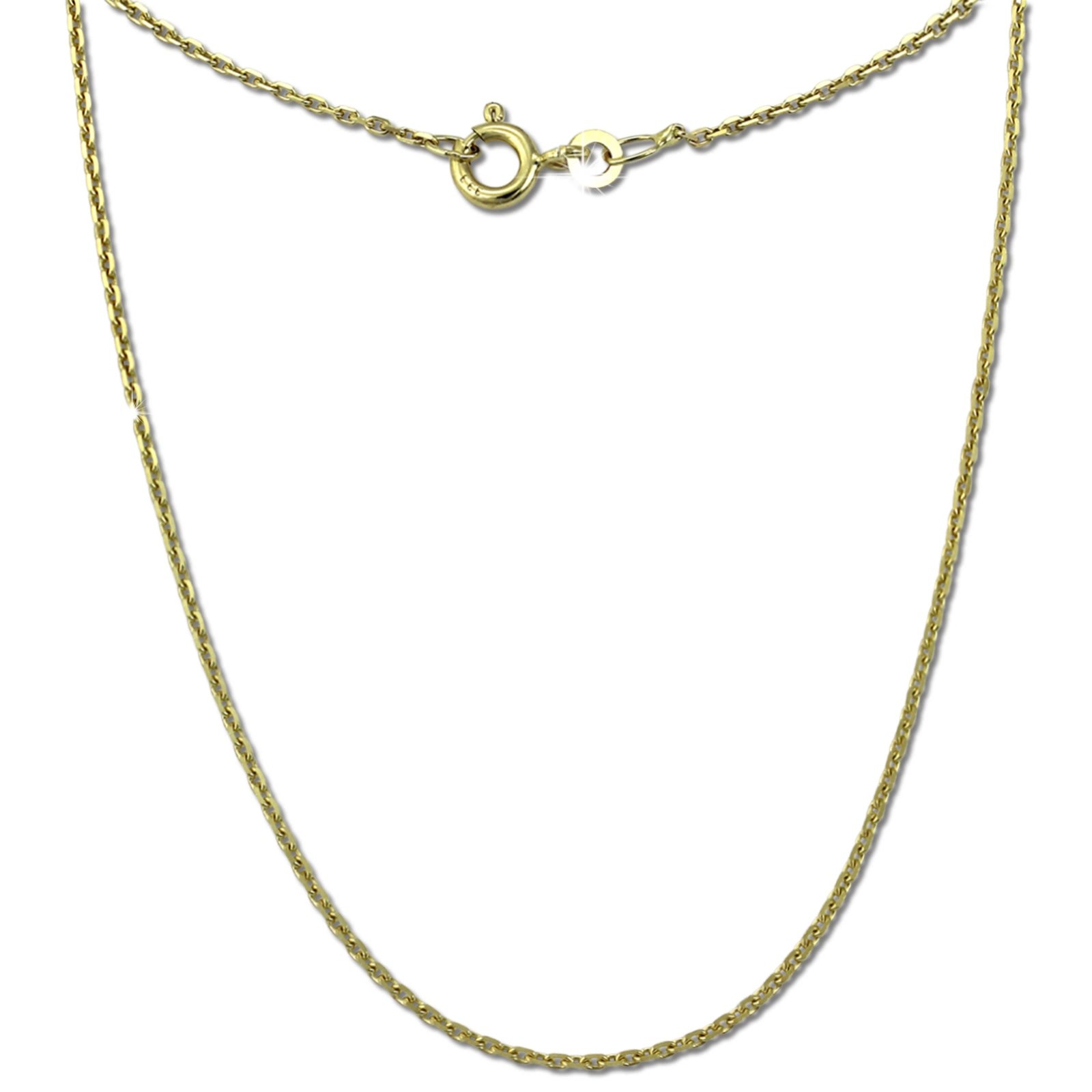 GoldDream Damen Colliers Halskette 42cm Gelbgold 8 Karat GDKB00242Y