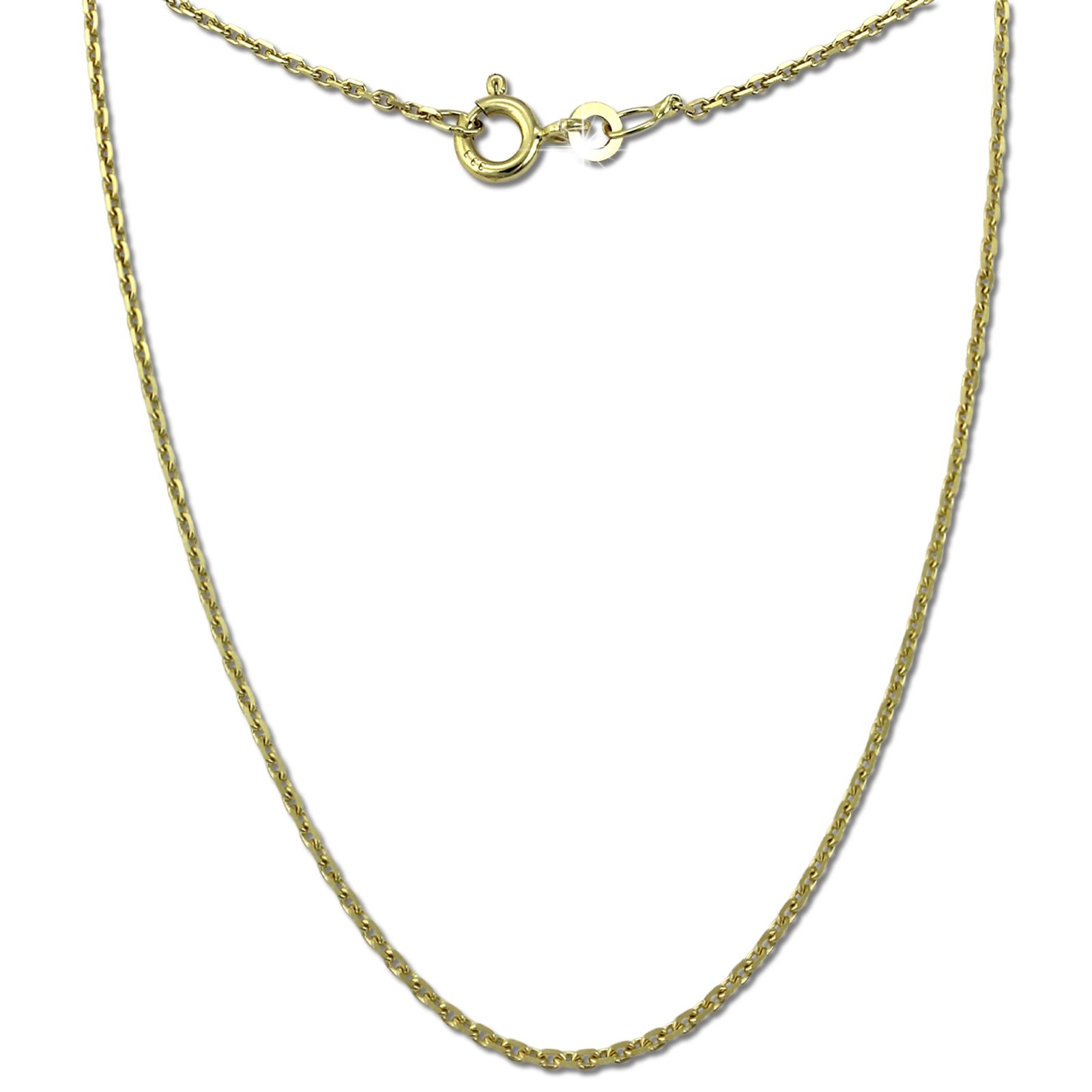 GoldDream Damen Colliers Halskette 70cm Gelbgold 8 Karat GDKB00270Y