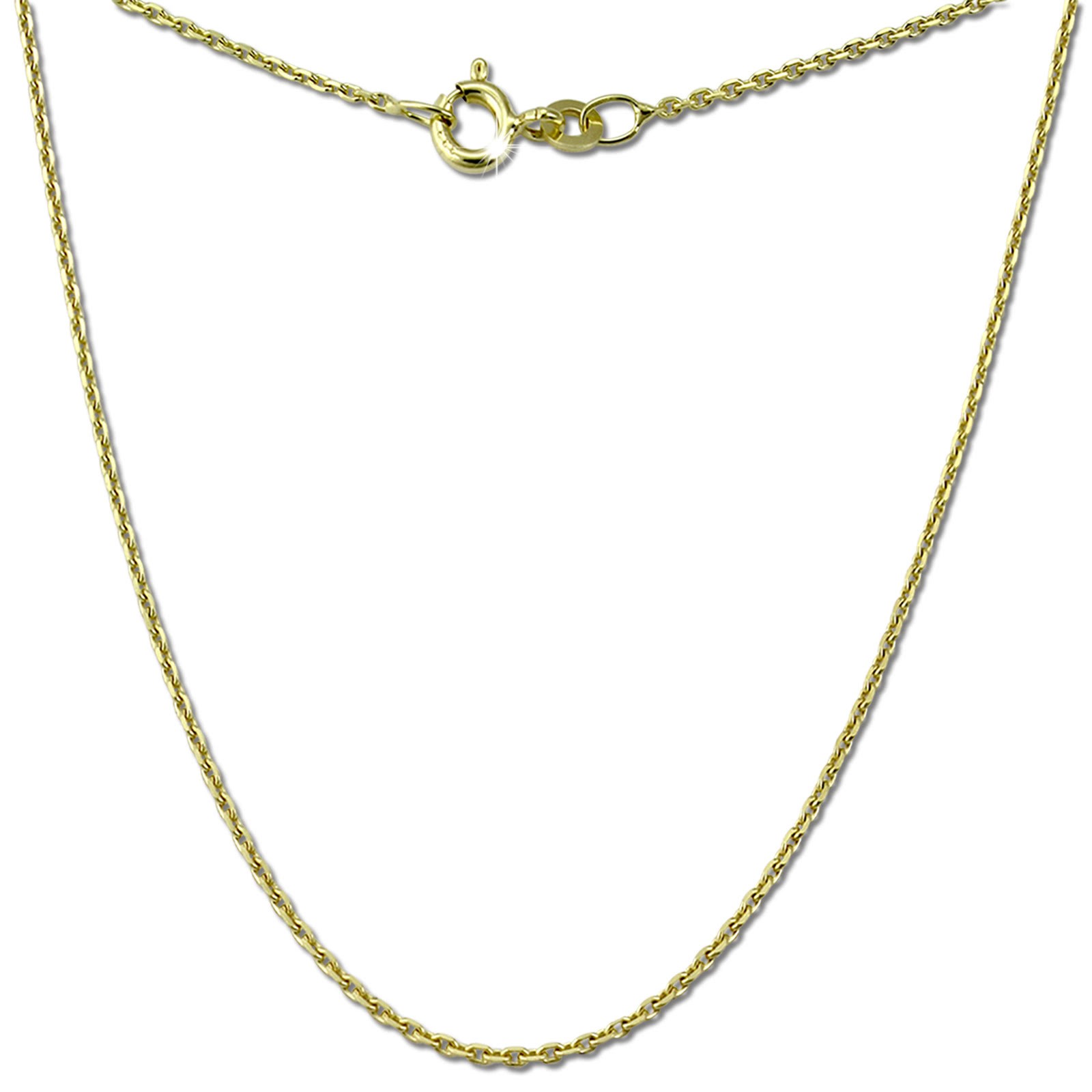 GoldDream Damen Colliers Halskette 45cm Gelbgold 8 Karat GDKB00345Y