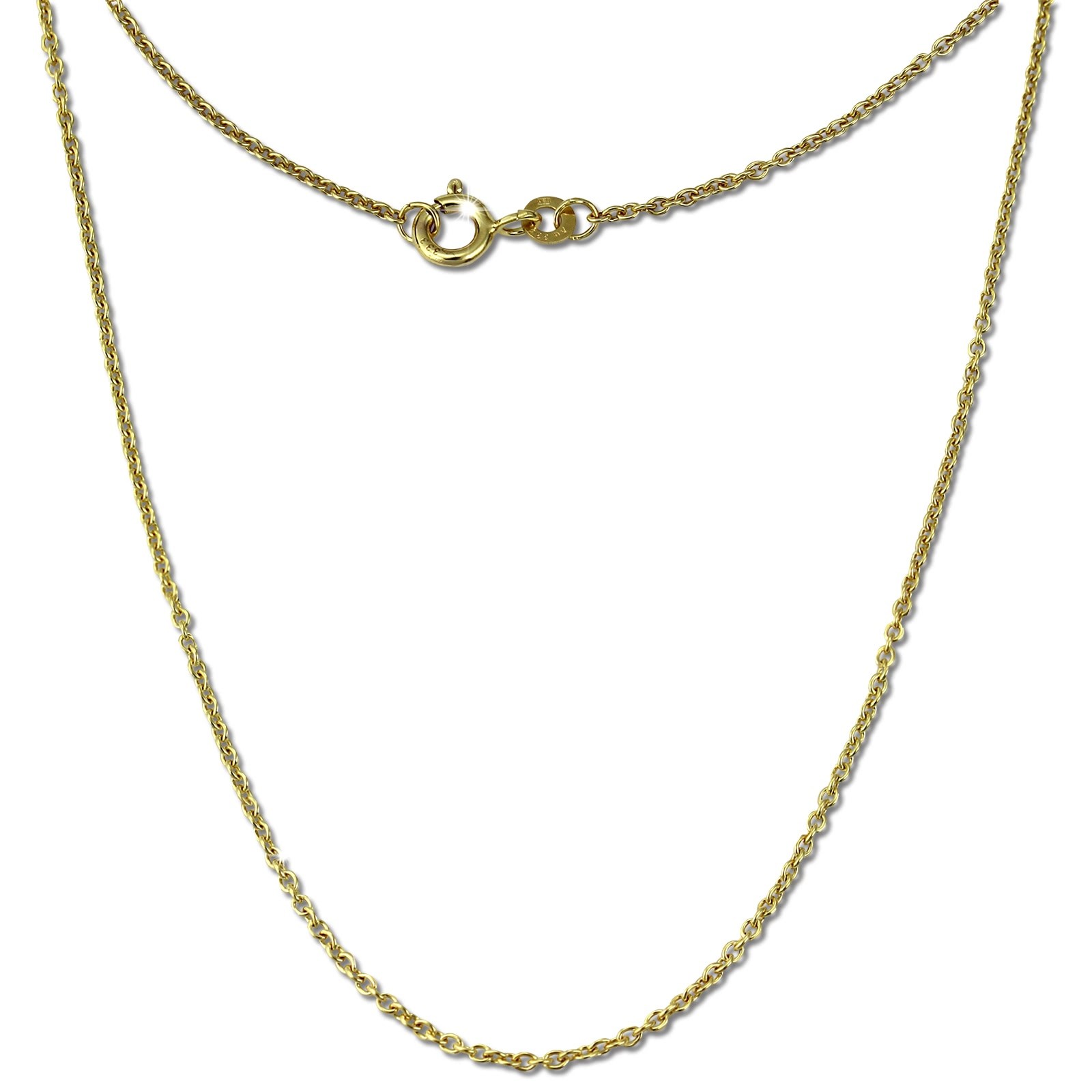 GoldDream Damen Colliers Halskette 38cm Gelbgold 8 Karat GDKB00438Y
