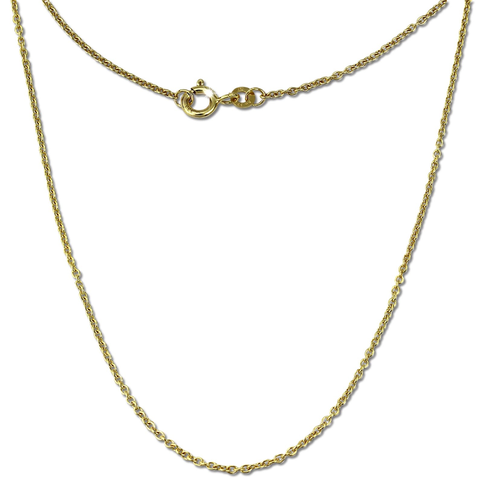 GoldDream Damen Colliers Halskette 60cm Gelbgold 8 Karat GDKB00460Y