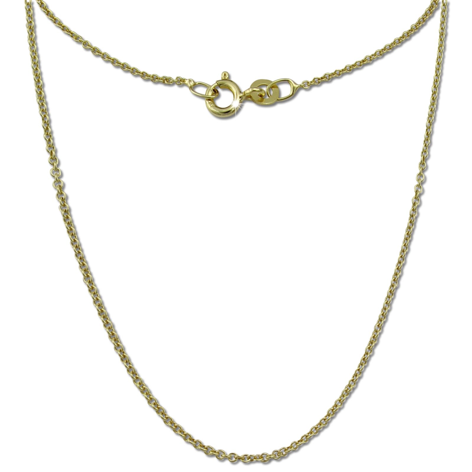 GoldDream Damen Colliers Halskette 38cm Gelbgold 8 Karat GDKB00738K