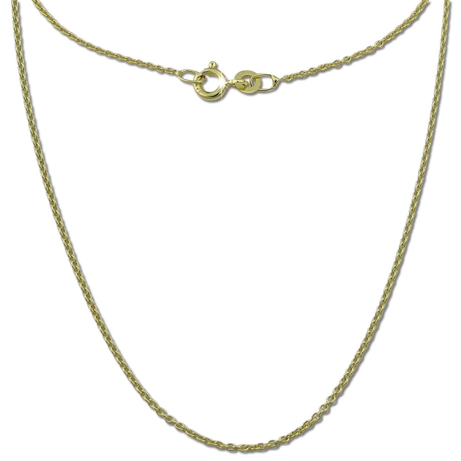 GoldDream Damen Colliers Halskette 38cm Gelbgold 8 Karat GDKB00738Y