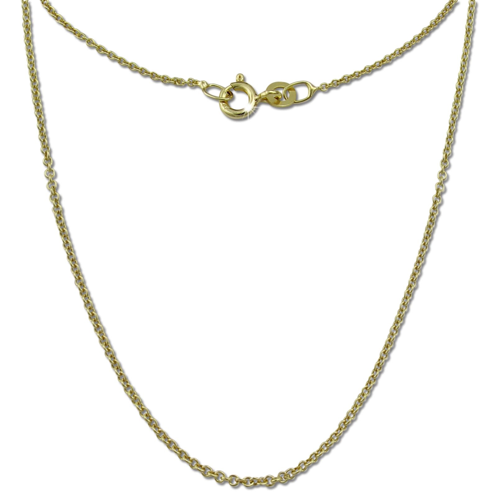 GoldDream Damen Colliers Halskette 40cm Gelbgold 8 Karat GDKB00740K