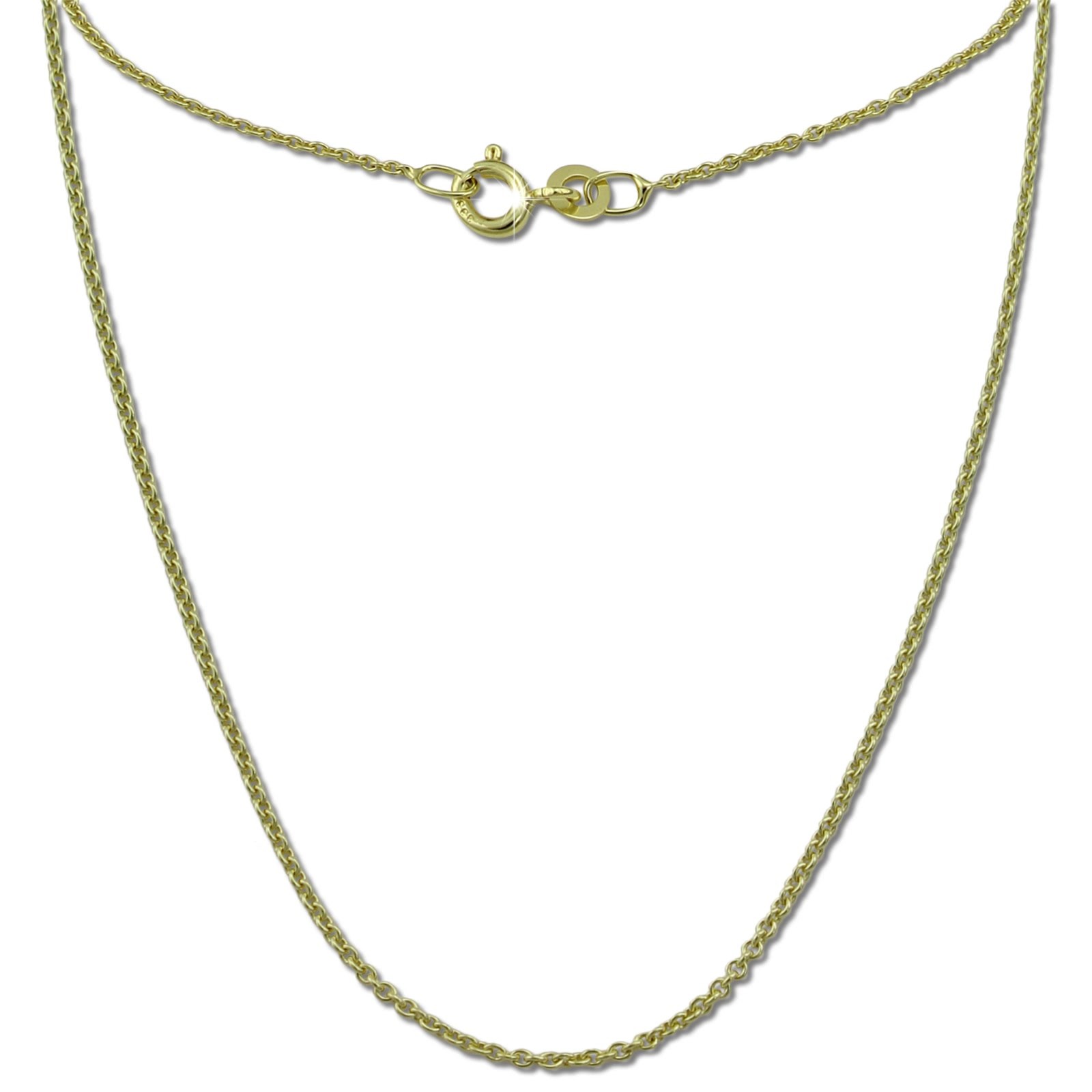 GoldDream Damen Colliers Halskette 50cm Gelbgold 8 Karat GDKB00750Y