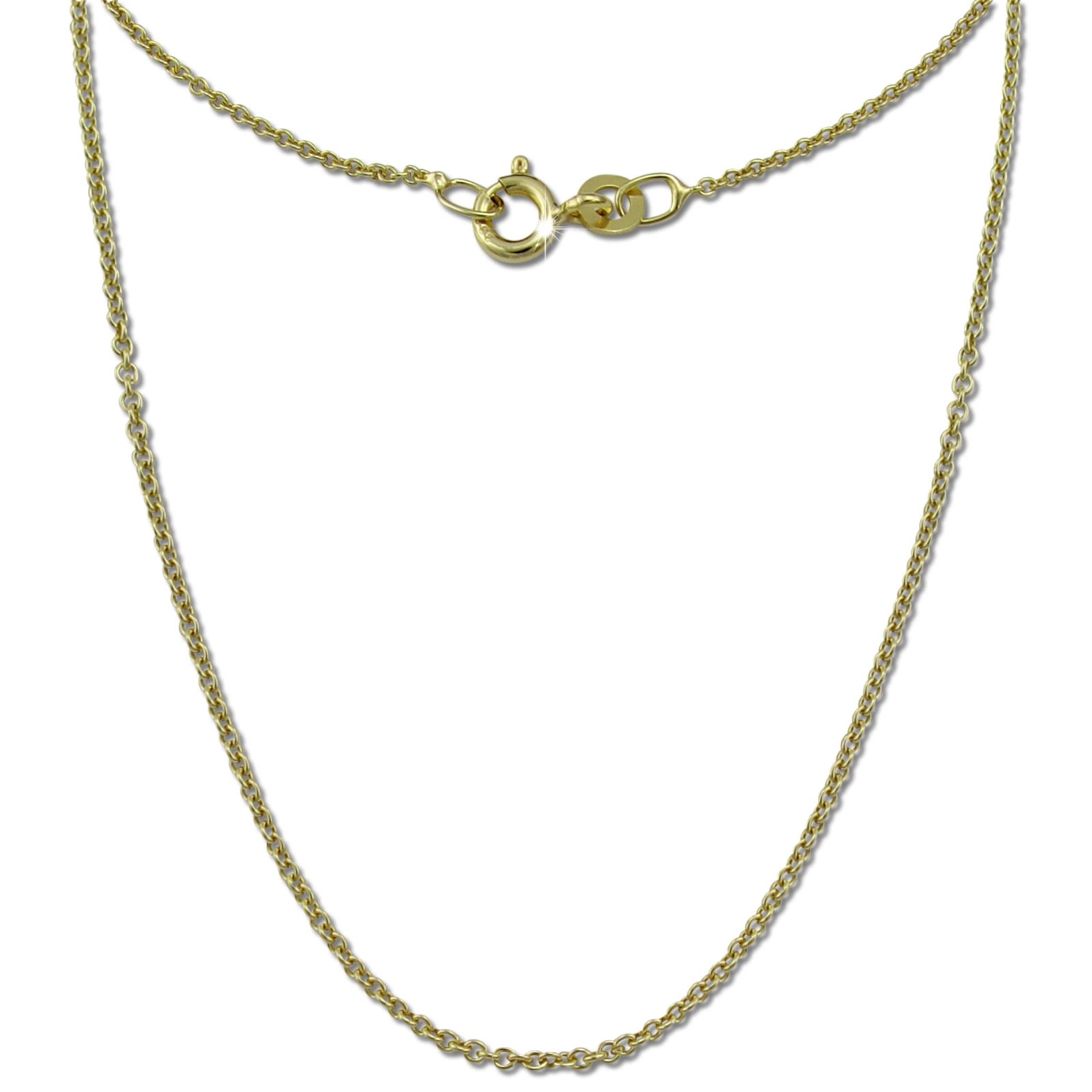 GoldDream Damen Colliers Halskette 80cm Gelbgold 8 Karat GDKB00780K