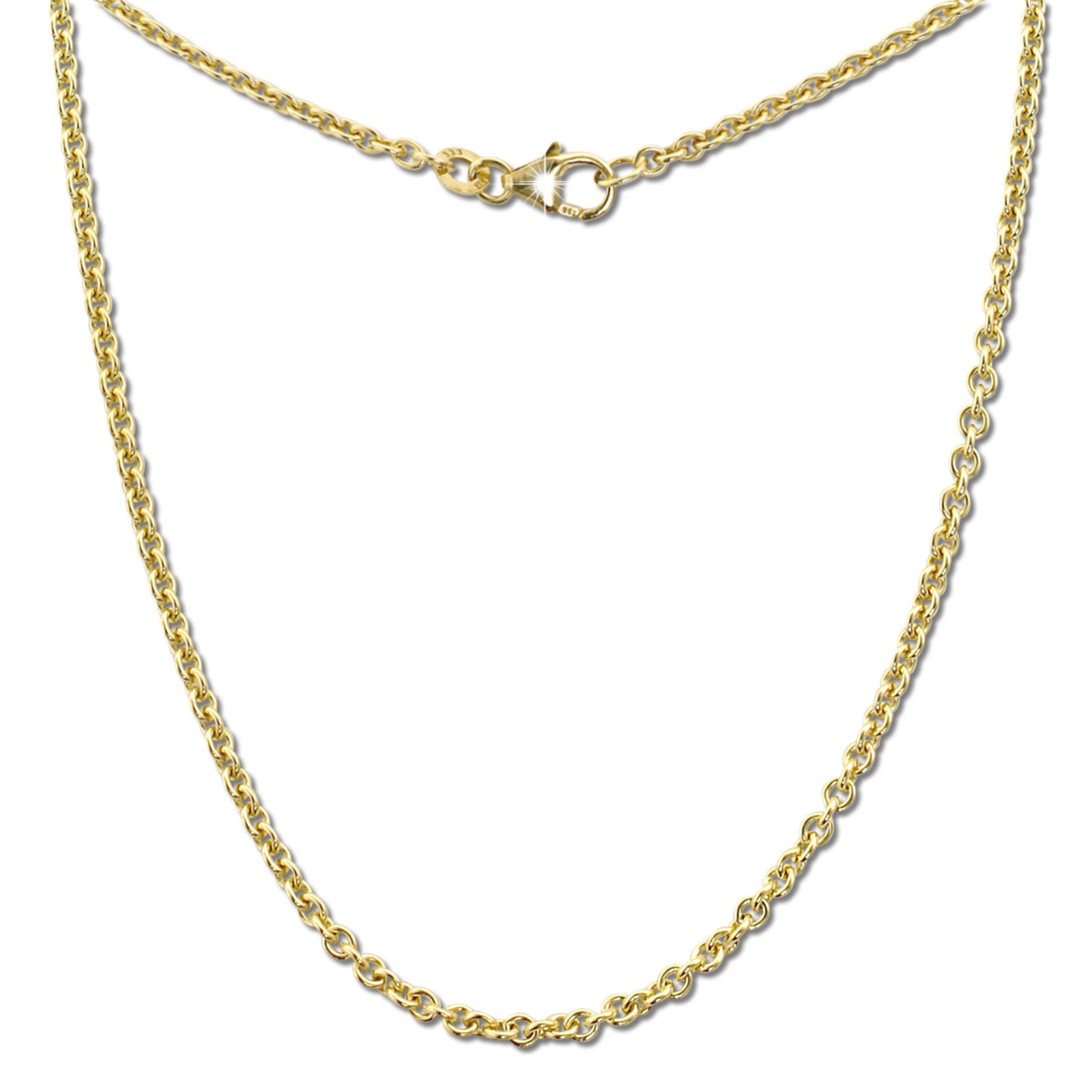 GoldDream Damen Colliers Halskette 45cm Gelbgold 8 Karat GDKB00845Y