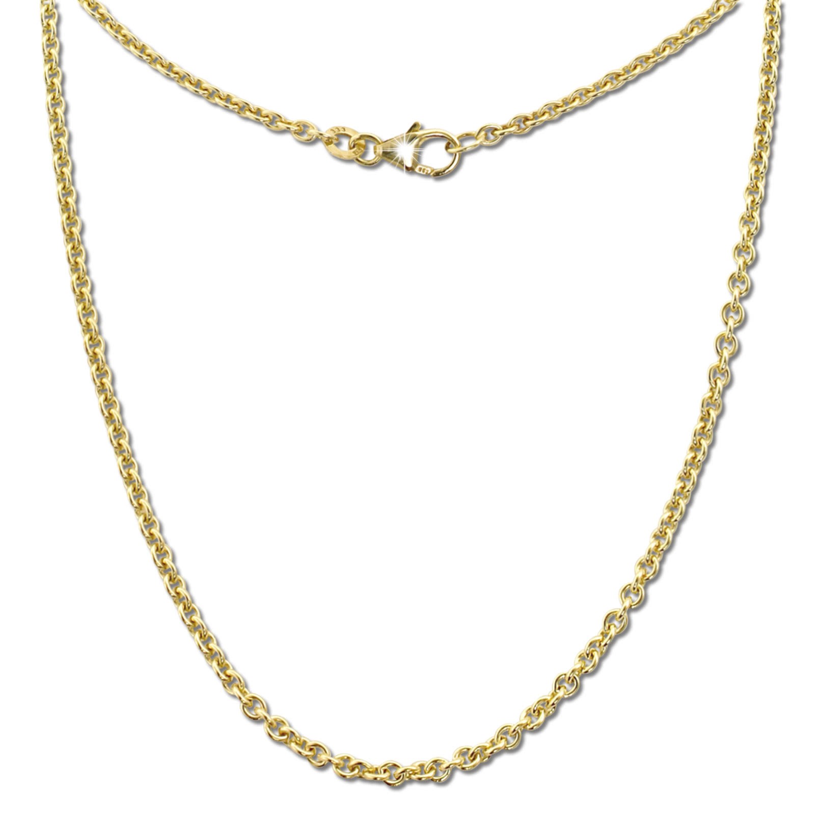 GoldDream Damen Colliers Halskette 55cm Gelbgold 8 Karat GDKB00855Y